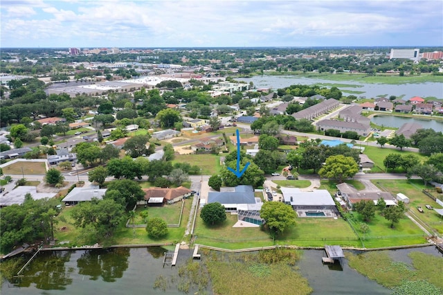 1328 Edgewater Beach Dr, Lakeland, FL 33805 - bird's eye view of a nearby body of water