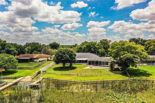 1328 Edgewater Beach Dr, Lakeland, FL 33805 - back of property featuring a fenced backyard