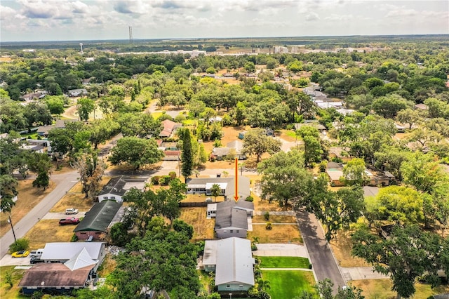 aerial view of residential area