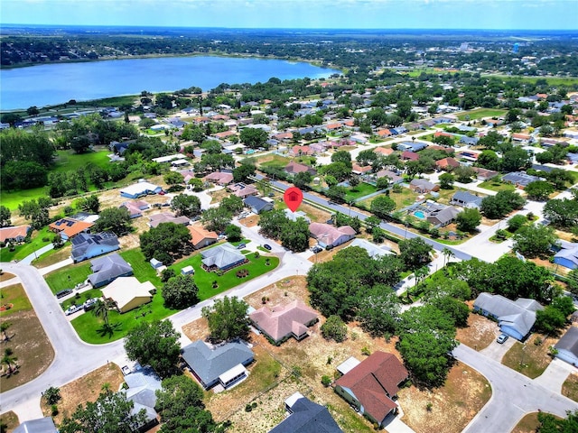 790 Chelsea Way, Lake Wales, FL 33853 - aerial view of residential area featuring a large body of water