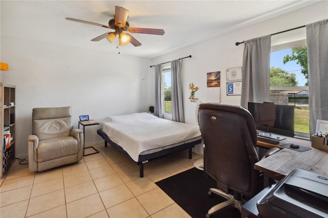 790 Chelsea Way, Lake Wales, FL 33853 - bedroom featuring light tile patterned floors and ceiling fan