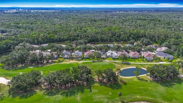 3620 Cordgrass Dr, Valrico, FL 33596 - aerial overview of property's location featuring a heavily wooded area, a golf course, and nearby suburban area