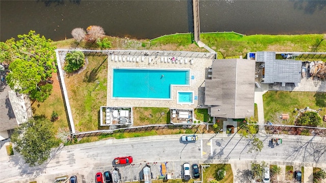 6350 92nd Pl N Unit 2206, Pinellas Park, FL 33782 - bird's eye view of a pool area