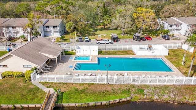 6350 92nd Pl N Unit 2206, Pinellas Park, FL 33782 - aerial perspective of suburban area with a pool