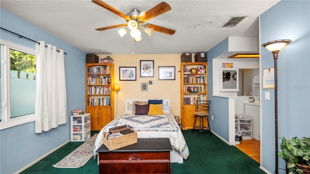 417 Yolonda Ct, Lakeland, FL 33809 - carpeted bedroom with a textured ceiling and baseboards