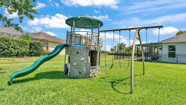 view of communal playground