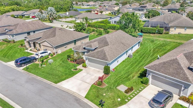 aerial view of residential area