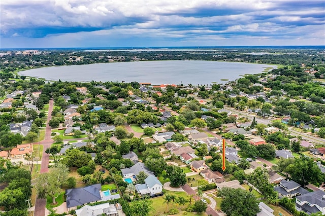2710 Fairmount Ave, Lakeland, FL 33803 - aerial perspective of suburban area with a nearby body of water