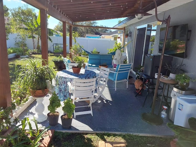 455 Eagle Dr, Kissimmee, FL 34759 - view of patio / terrace featuring a fenced backyard