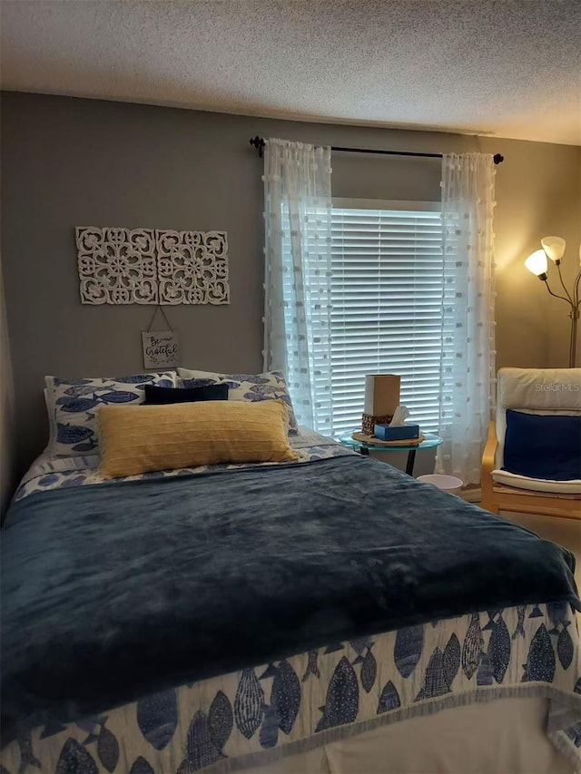 455 Eagle Dr, Kissimmee, FL 34759 - bedroom featuring a textured ceiling and multiple windows