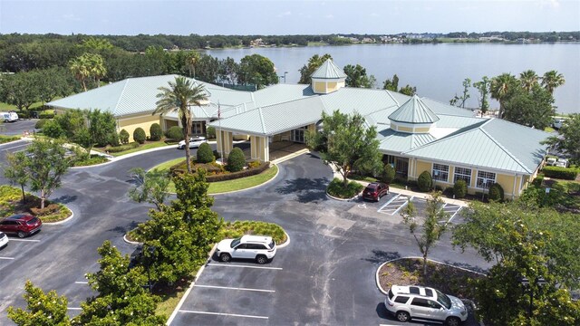 3136 Langdon Ln, Winter Haven, FL 33884 - view from above of property with a nearby body of water