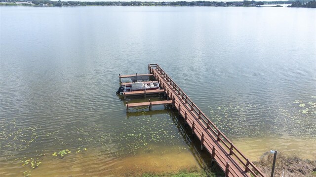 3136 Langdon Ln, Winter Haven, FL 33884 - dock area featuring a water view