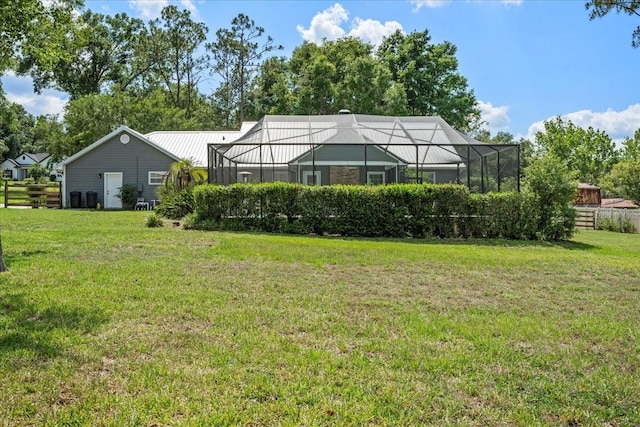 9912 Pine Leaf Ln, Dade City, FL 33525 - view of yard