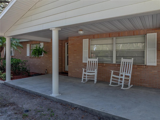 view of patio