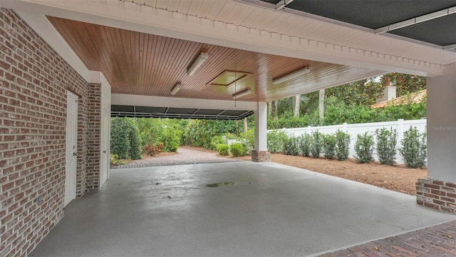 323 E Belvedere St, Lakeland, FL 33803 - view of patio featuring an attached carport