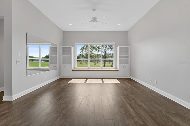 6542 Eagle Ridge Way, Lakeland, FL 33813 - unfurnished room with a ceiling fan, healthy amount of natural light, and baseboards