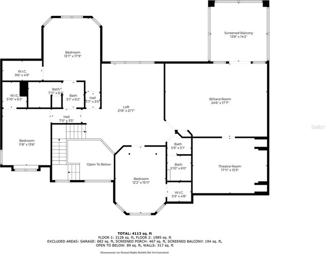 6542 Eagle Ridge Way, Lakeland, FL 33813 - floor plan / room layout