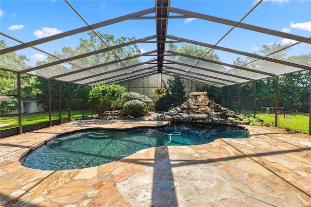 5425 Lewellyn Rd, Lakeland, FL 33810 - view of swimming pool featuring a patio