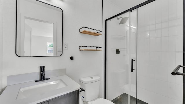 6543 Tula Ln, Lakeland, FL 33809 - full bath with toilet, a shower stall, and vanity