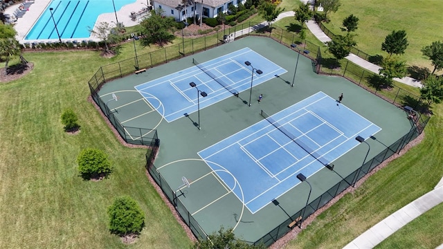 2293 Caspian Dr, Lakeland, FL 33805 - aerial view of a pool area