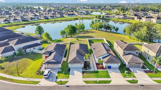 2293 Caspian Dr, Lakeland, FL 33805 - aerial view of residential area featuring a nearby body of water