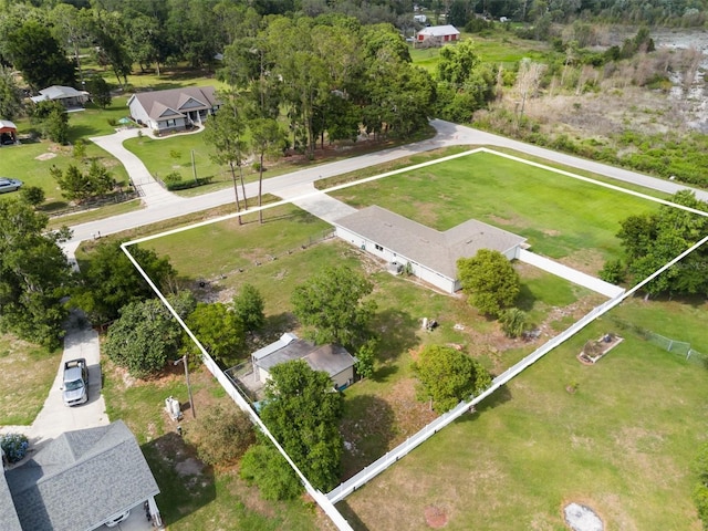 3810 Harrelson Rd, Lakeland, FL 33810 - aerial view of property and surrounding area with property parcel outlined