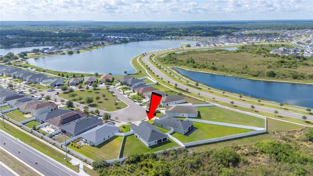 3883 Sandhill Crane Dr, Lakeland, FL 33811 - aerial view of residential area featuring a nearby body of water