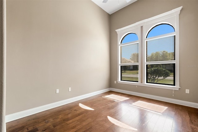 6527 Eagle Ridge Way, Lakeland, FL 33813 - spare room with wood finished floors and ceiling fan