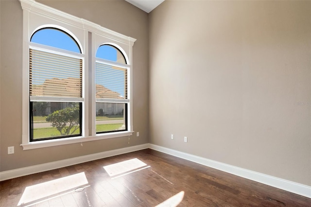 6527 Eagle Ridge Way, Lakeland, FL 33813 - unfurnished room featuring dark wood finished floors and plenty of natural light