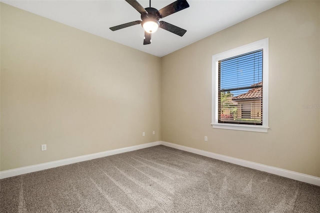 6527 Eagle Ridge Way, Lakeland, FL 33813 - empty room with carpet flooring and a ceiling fan