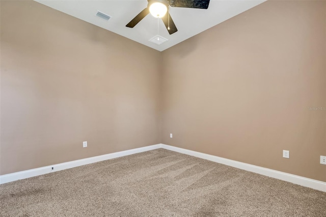 6527 Eagle Ridge Way, Lakeland, FL 33813 - unfurnished room featuring carpet floors and a ceiling fan