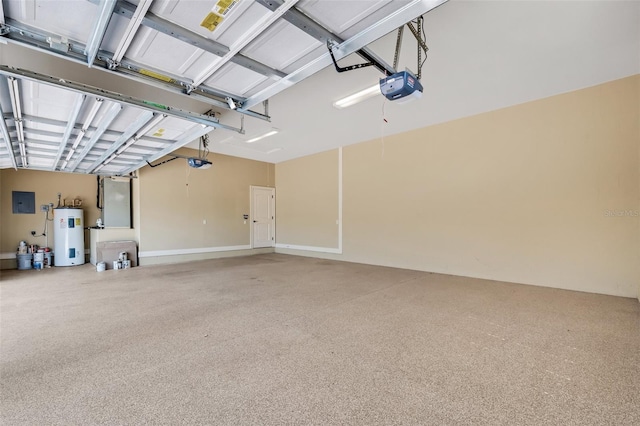 6527 Eagle Ridge Way, Lakeland, FL 33813 - garage with a garage door opener and electric water heater