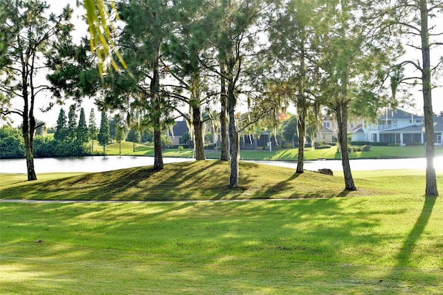 6527 Eagle Ridge Way, Lakeland, FL 33813 - view of community with a water view, a lawn, and a residential view