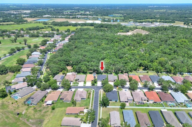1233 Emerald Hill Way, Valrico, FL 33594 - aerial overview of property's location with nearby suburban area and a large body of water