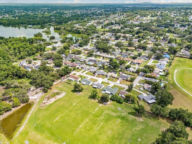 2810 Gary Ln, Lakeland, FL 33812 - aerial overview of property's location with a large body of water