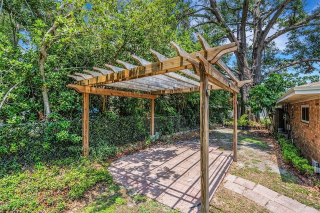 3427 S Polk Ave, Lakeland, FL 33803 - view of patio / terrace featuring a pergola