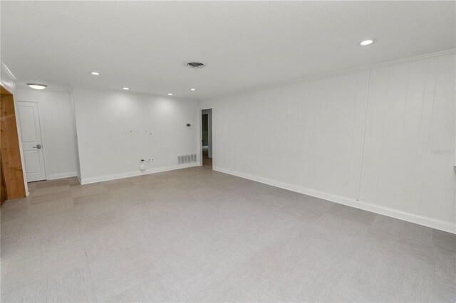 509 Rob Roy St, Lakeland, FL 33813 - unfurnished room with recessed lighting and baseboards