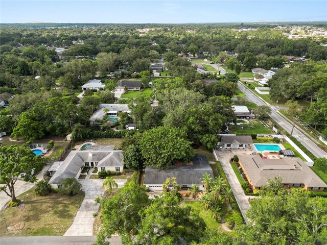 509 Rob Roy St, Lakeland, FL 33813 - aerial view of residential area with a pool area