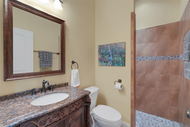 2731 Coventry Ave, Lakeland, FL 33803 - bathroom with toilet, a walk in shower, and vanity