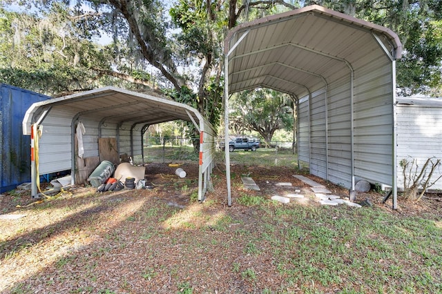 2920 Audie Combee Rd, Lakeland, FL 33801 - view of car parking featuring a detached carport