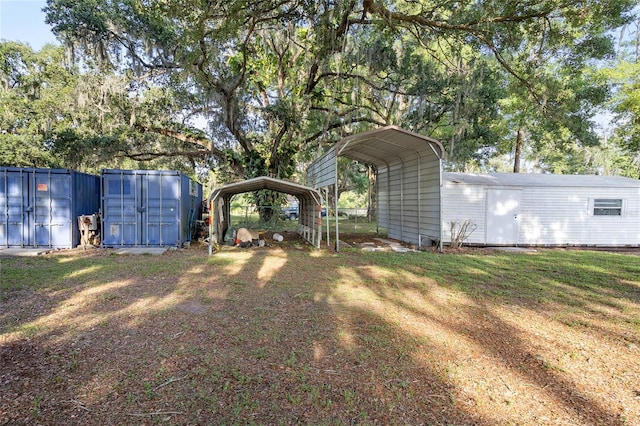 2920 Audie Combee Rd, Lakeland, FL 33801 - view of yard with a detached carport