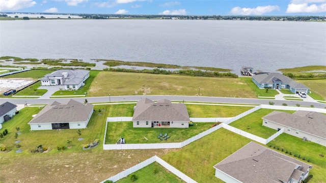 1146 Enclave Ct, Auburndale, FL 33823 - aerial perspective of suburban area with a large body of water