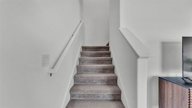 2546 Red Egret Dr, Bartow, FL 33830 - stairway with carpet