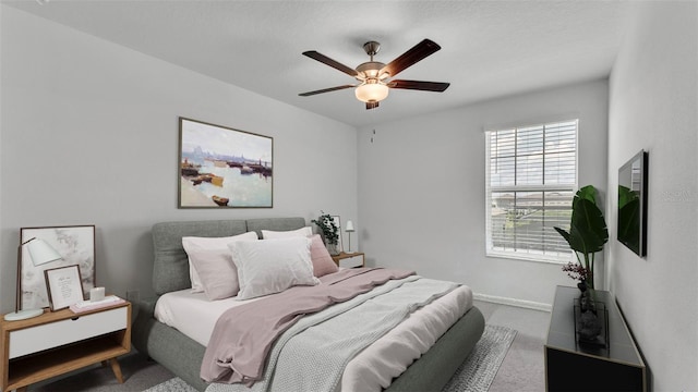 2546 Red Egret Dr, Bartow, FL 33830 - bedroom featuring carpet, ceiling fan, and baseboards