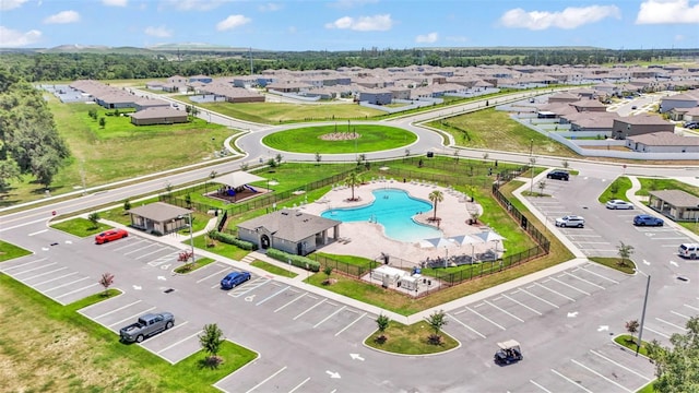 2546 Red Egret Dr, Bartow, FL 33830 - aerial view of residential area featuring a pool