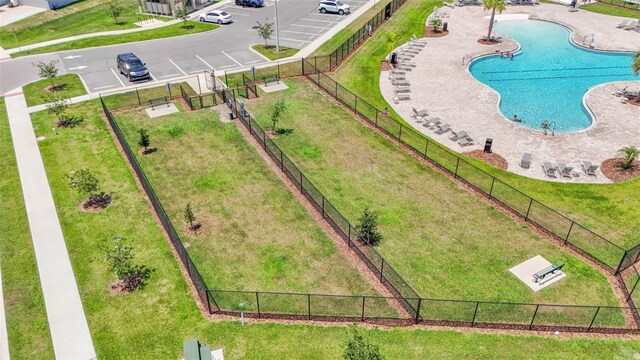 2546 Red Egret Dr, Bartow, FL 33830 - bird's eye view of a pool