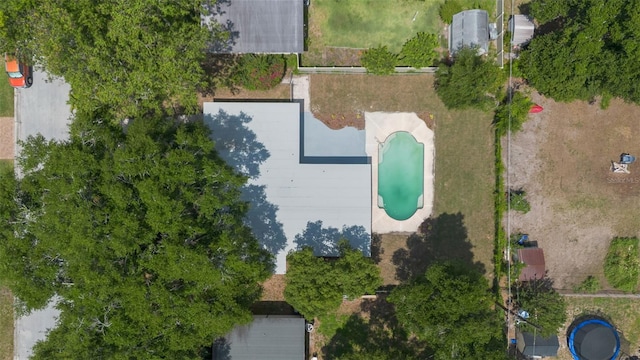 3813 Surrey Dr, Orlando, FL 32812 - aerial view of property and surrounding area featuring a pool area