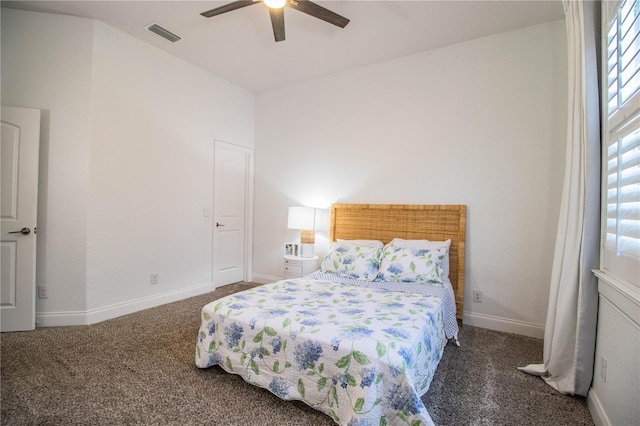 3176 Pearly Dr, Lakeland, FL 33812 - bedroom featuring carpet, baseboards, and ceiling fan