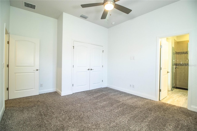 3176 Pearly Dr, Lakeland, FL 33812 - unfurnished bedroom with carpet floors, baseboards, a closet, and ensuite bath