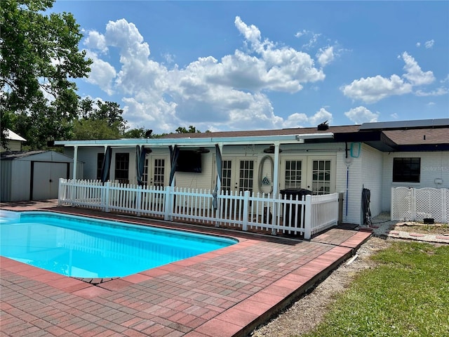 103 Inglis Way, Wauchula, FL 33873 - view of swimming pool with french doors and a patio area